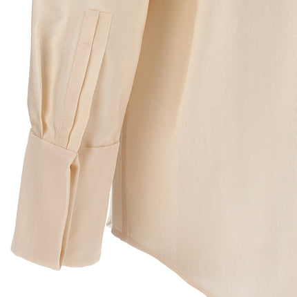 Saint Laurent Beige Acetate Blouse
