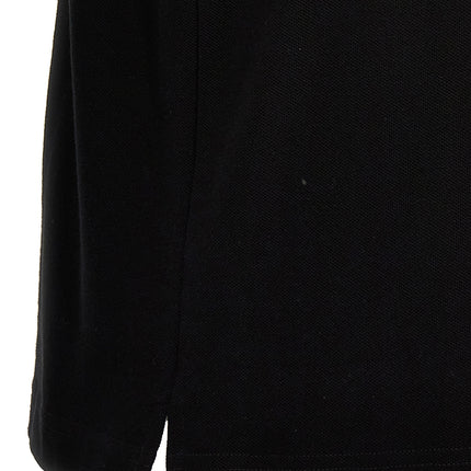 Palm Angels Black Polyester Polo Shirt