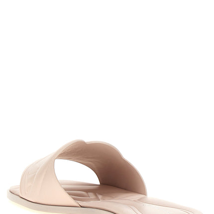 Alexander McQueen Multicolor Calfskin Slides