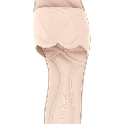 Alexander McQueen Multicolor Calfskin Slides