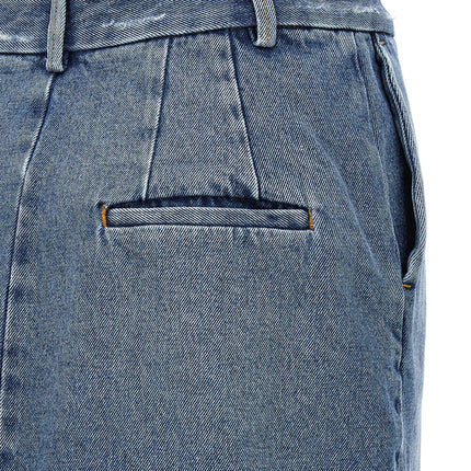 Armarium Blue Cotton Long Skirt