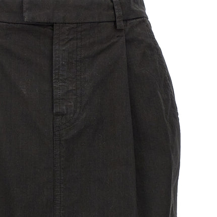 Armarium Black Cotton Mini Skirt