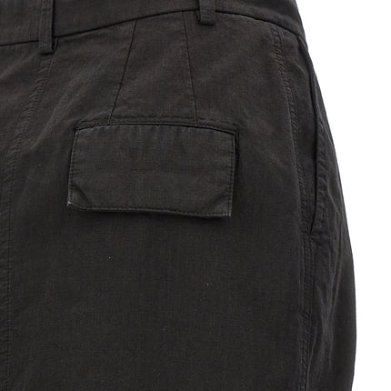 Armarium Black Cotton Mini Skirt