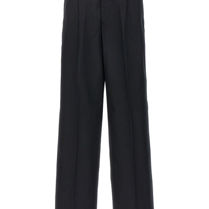 Armarium Black Cotton Casual Pants