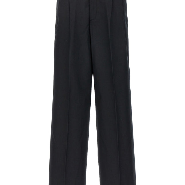 Armarium Black Cotton Casual Pants