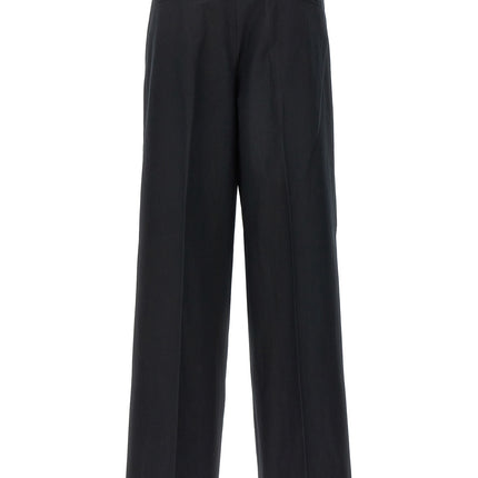 Armarium Black Cotton Casual Pants