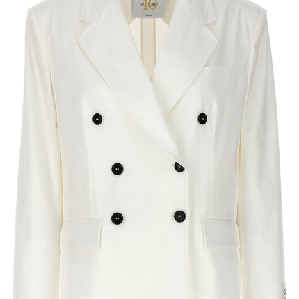 Moschino White Cotton Blazer