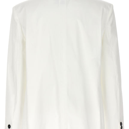 Moschino White Cotton Blazer