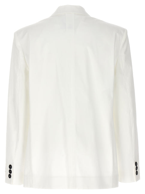 Moschino White Cotton Blazer