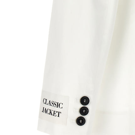 Moschino White Cotton Blazer