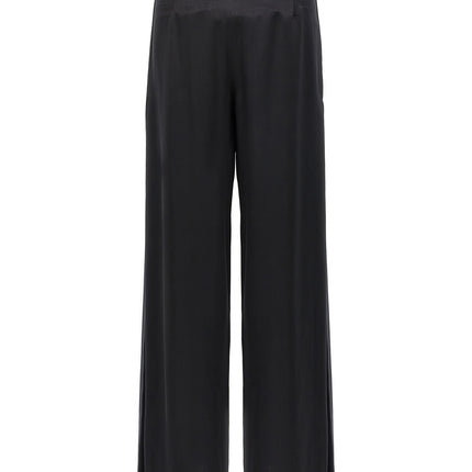 Max Mara Black Silk Casual Pants