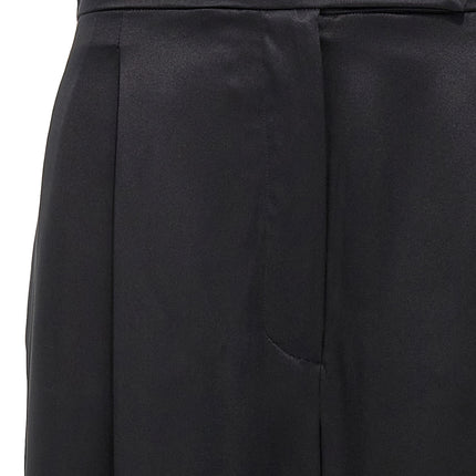 Max Mara Black Silk Casual Pants