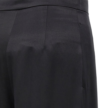 Max Mara Black Silk Casual Pants