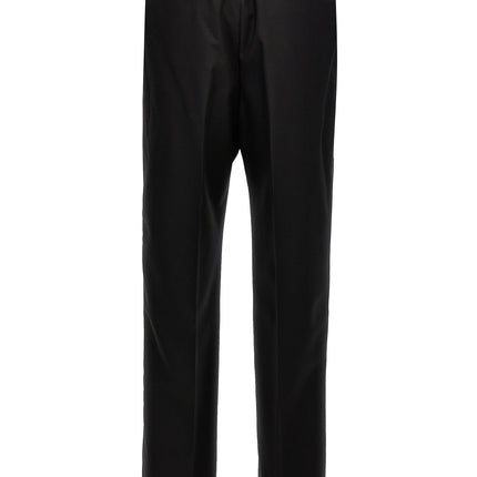 Fendi Black Virgin Wool Dress Pants