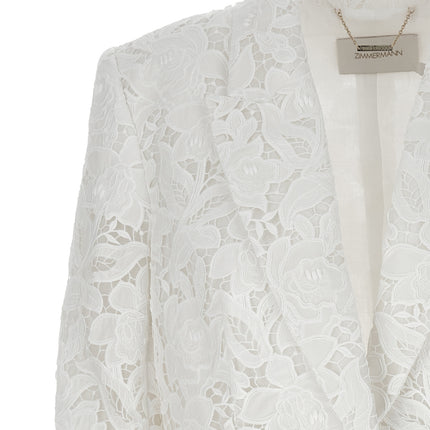 Zimmermann White Polyester Blazer
