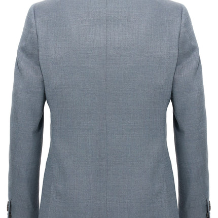 MAURIZIO MIRI Blue Silk Blazer