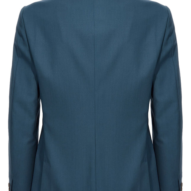 MAURIZIO MIRI Blue Wool Blazer