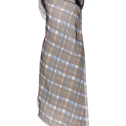 Ferragamo Multicolor Polyester Midi Dress