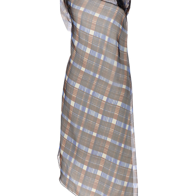 Ferragamo Multicolor Polyester Midi Dress