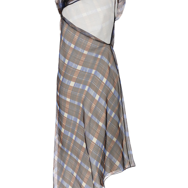 Ferragamo Multicolor Polyester Midi Dress