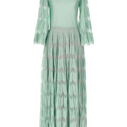 ANTONINO VALENTI Bicolor Viscose Long Dress