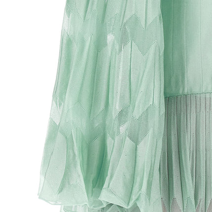 ANTONINO VALENTI Bicolor Viscose Long Dress