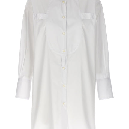 Alberto Biani White Cotton Blouse