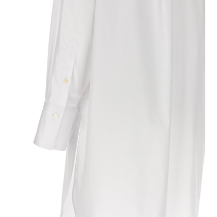 Alberto Biani White Cotton Blouse