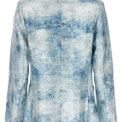 LE TWINS Blue Polyester Blazer