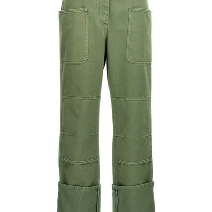 Max Mara Bicolor Cotton Casual Pants