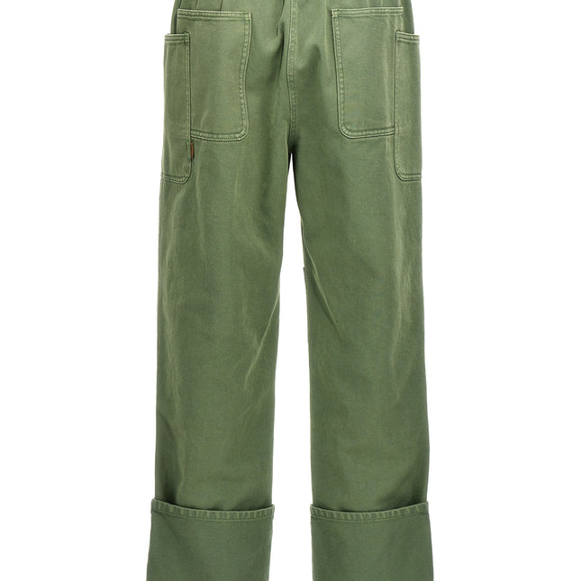 Max Mara Bicolor Cotton Casual Pants