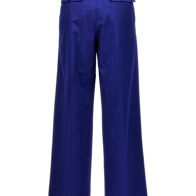 CELLAR DOOR Blue Cotton Casual Pants