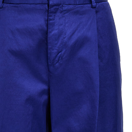 CELLAR DOOR Blue Cotton Casual Pants