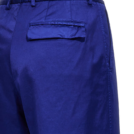 CELLAR DOOR Blue Cotton Casual Pants