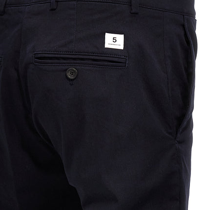 Department 5 Blue Cotton Casual Pants