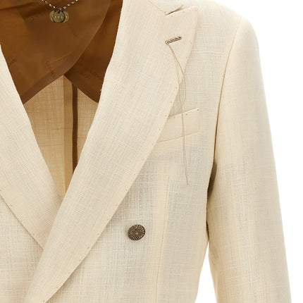 MAURIZIO MIRI White Silk Blazer