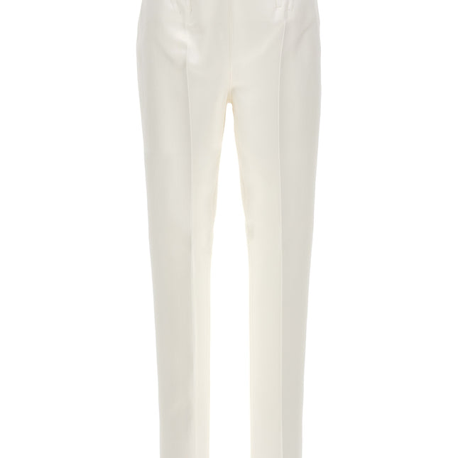Sportmax White Acetate Dress Pants