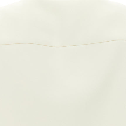 Sportmax White Polyester Full-Length Jacket