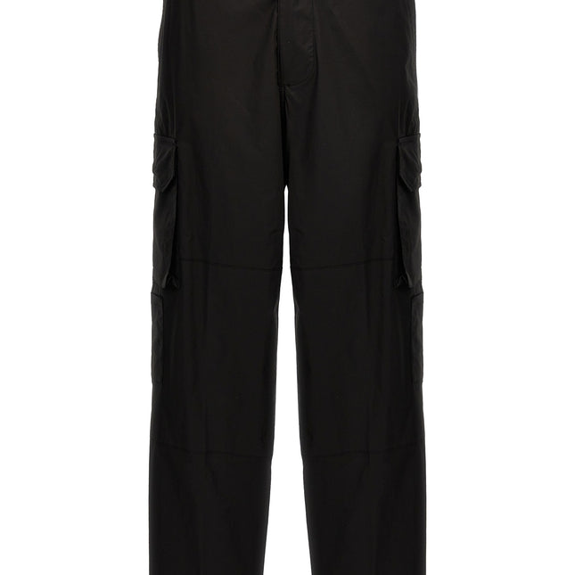Department 5 Black Cotton Cargo Pants