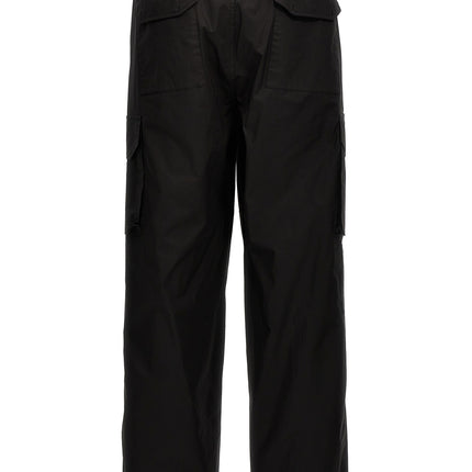 Department 5 Black Cotton Cargo Pants