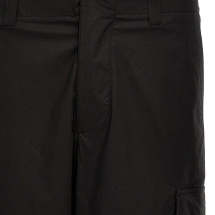 Department 5 Black Cotton Cargo Pants