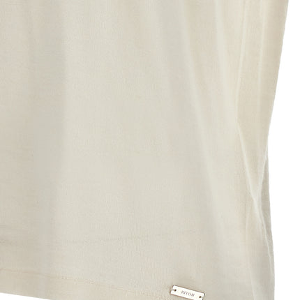 Kiton White Cashmere T-Shirt
