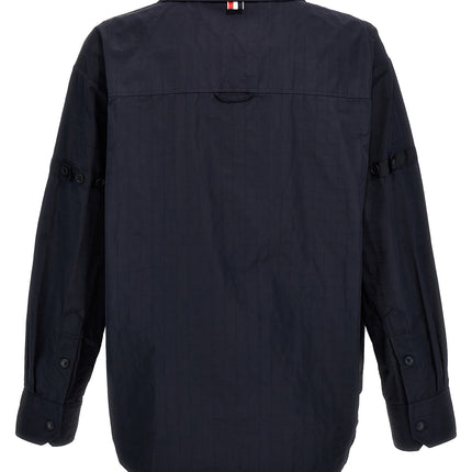 Thom Browne Blue Polyamide Blouse