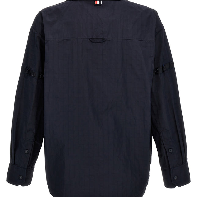Thom Browne Blue Polyamide Blouse