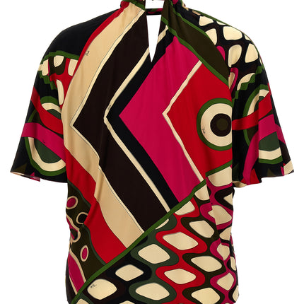 Emilio Pucci Multicolor Viscose Pattern Shirt