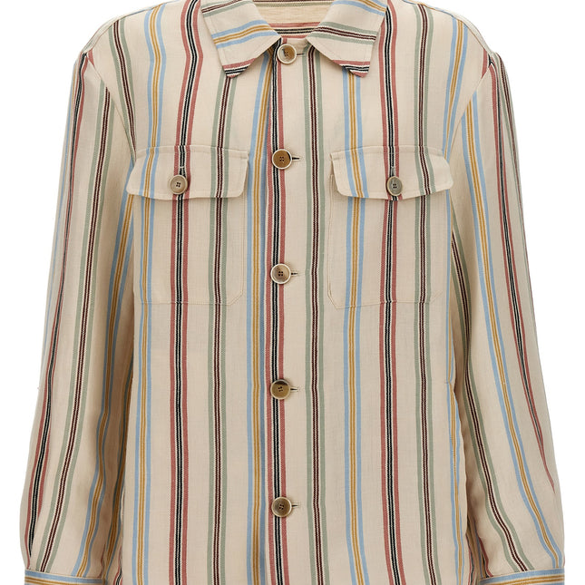Etro Multicolor Linen Blouse