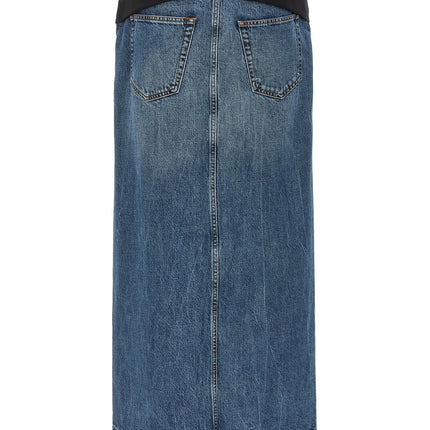 Stella McCartney Blue Cotton Mini Skirt