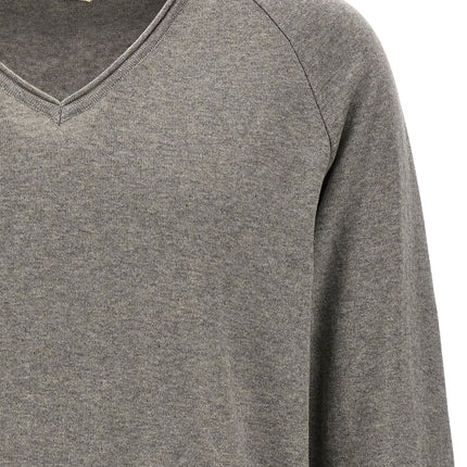 MA'RY'YA Gray Cotton Cardigan