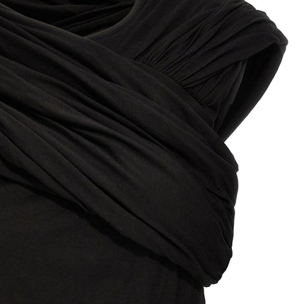 Rick Owens Black Cotton Tank Tops