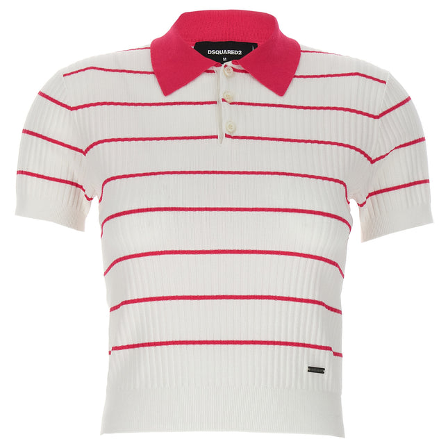 Dsquared² Multicolor Viscose Polo Shirt